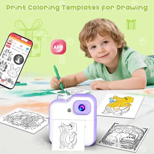 Instant Print Camera for Kids, IMAXTOP