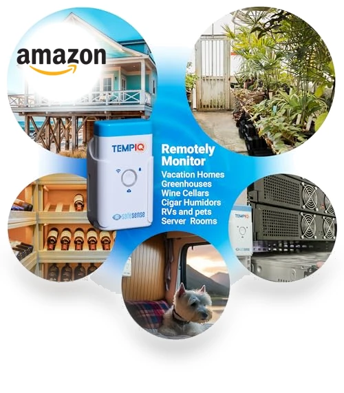 WiFi Temperature & Humidity Sensor — Home Climate Control, SafeSense