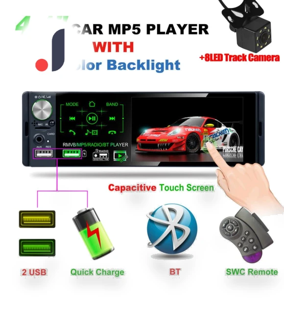 HD Touchscreen Car Stereo Radio MP5 Player — Stereo Receivers, loverapple