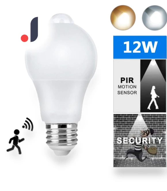 LED Motion Sensor Light Bulb — LED, JOHO - CarGear