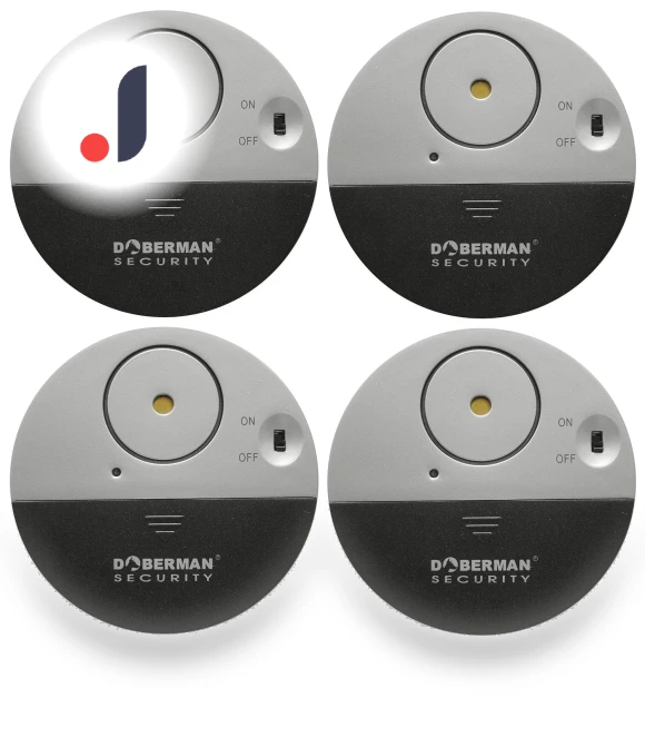 Door Burglar Intrusion Vibration Sensor Alarm — Smart Home Security, Zen-Japan Electronics