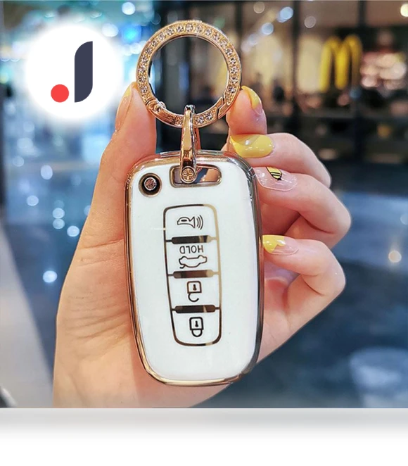 Smart Key Case Cover Fob — Key Holders & Accessories, Auto Parts Decorate