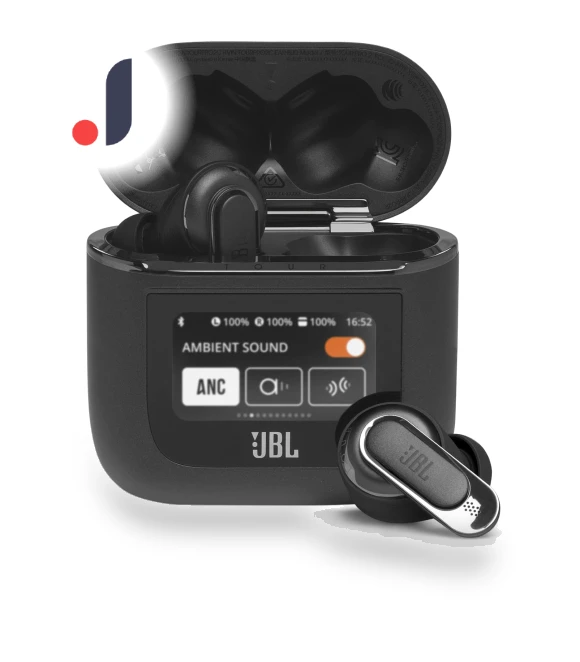 Bluetooth Hybrid Headphones with Noise Cancellation — Over-Ear Headphones, JBL