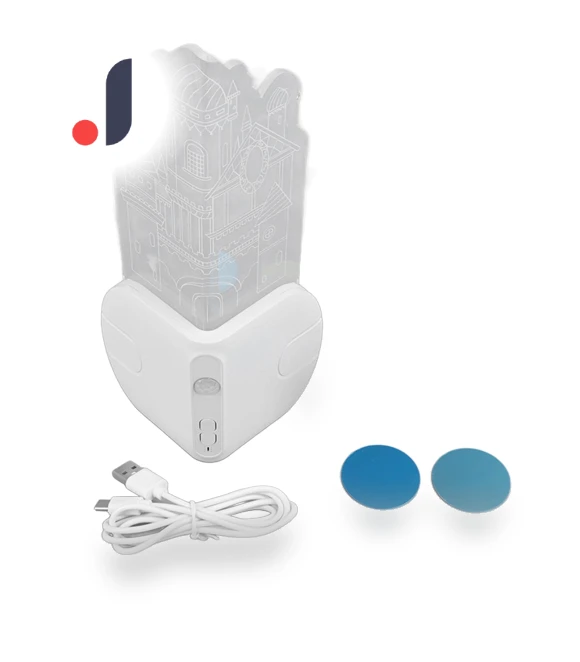 Castle Night Light with Motion Sensor and USB Charging — Night Lights, CosyHome