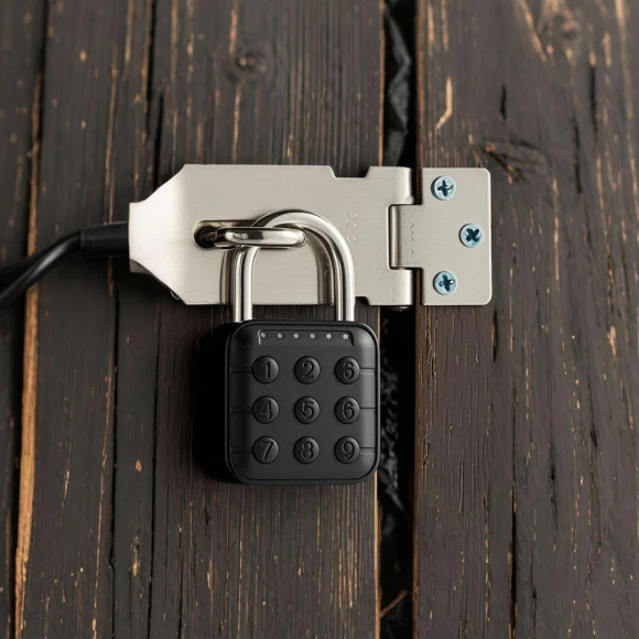 Waterproof Smart Hanging Lock — Smart Lock, junjiejituan