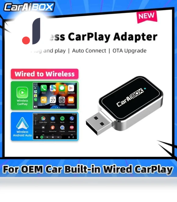 Wireless Adapter for CarPlay and Android Auto — Navigation & GPS Accessories, YJMP Auto Parts