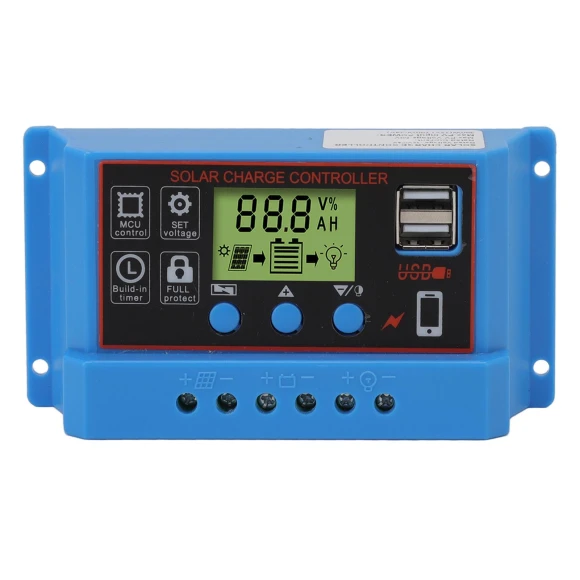 Solar Charge Controller with LCD Display — Solar Charge Controller, OutsideWorld