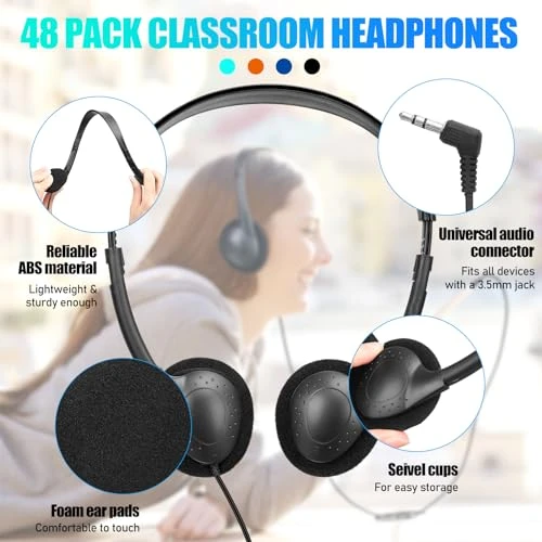Classroom Headphones, Frienda