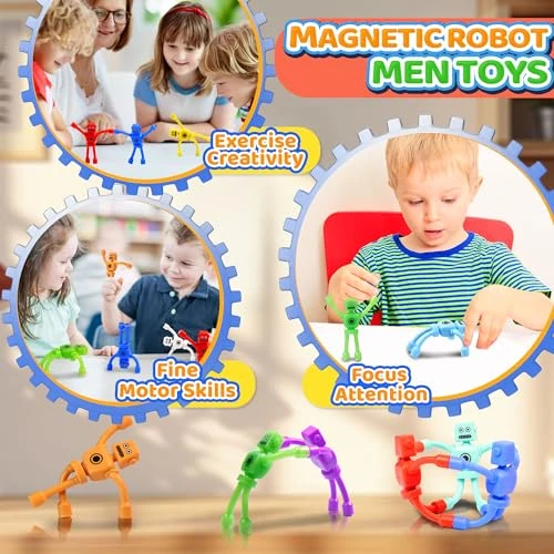 Magnetic Robot Men Travel Toys