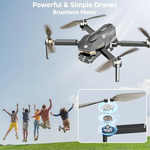 4K FPV Foldable Mini RC Drone, PLEGBLE