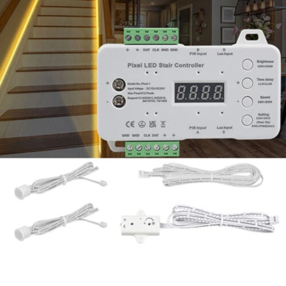 Lighting Controller with DC Extension, grocery Room