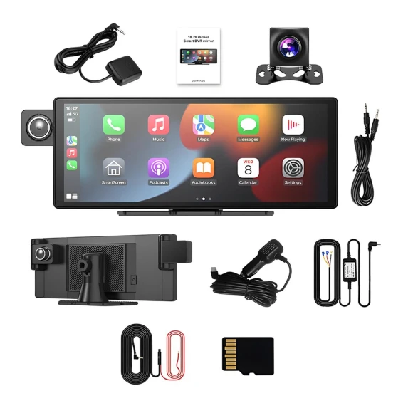 10.26-inch Wireless Carplay HD Rearview Camera Car DVR, Cars Auto Home