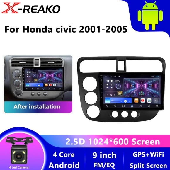 9-inch Wireless Car Radio Receiver — Car Infotainment System, Reakosound