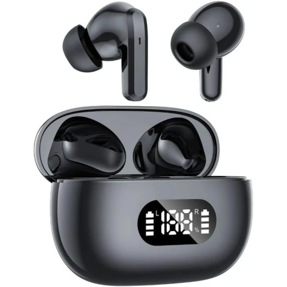Bluetooth Earbuds with Charging Case — Wireless Earbuds, Junmaocun