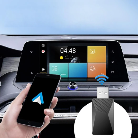 Wireless CarPlay and Android Auto Smart Mini Box, Auto Accessories Home