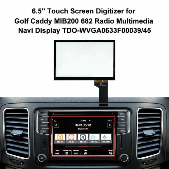 6.5-inch Touch Screen Digitizer Glass, Auto Launcher