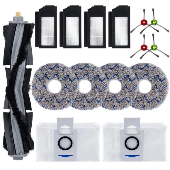 Accessory Set for Ecovacs Deebot X1 Omni X1 Turbo X1 Plus Robot Vacuum, Elegant Living House