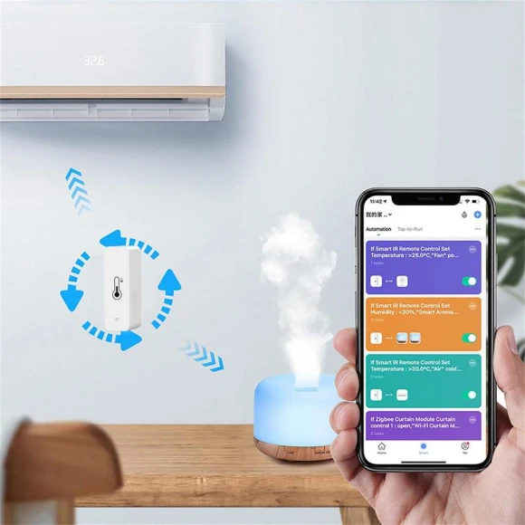 WiFi Temperature and Humidity Sensor, Vinde Home