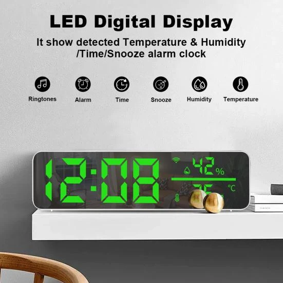 Digital Clock Thermometer with App Control, xingxinxin