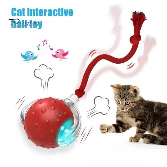 Interactive Cat Toy with Rolling Ball — Automatic Cat Toy, Pet park