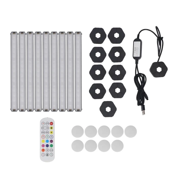 Smart WiFi RGB LED Wall Light Panels, ZuiyouBeauty