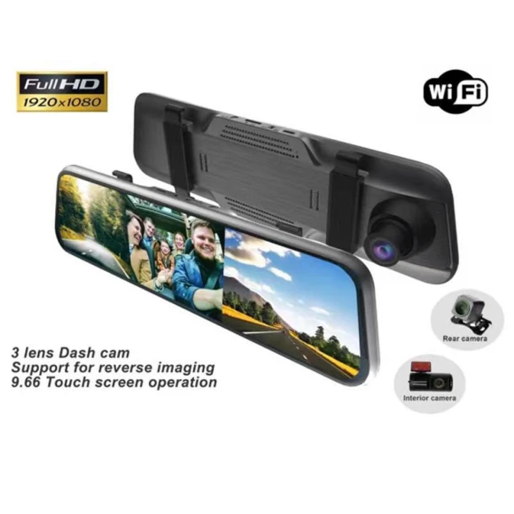 3-channel mirror dash cam, Timeless Home