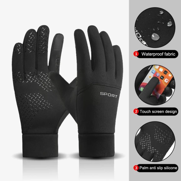 Winter Running Gloves — Heated Gloves, Beautymeaning