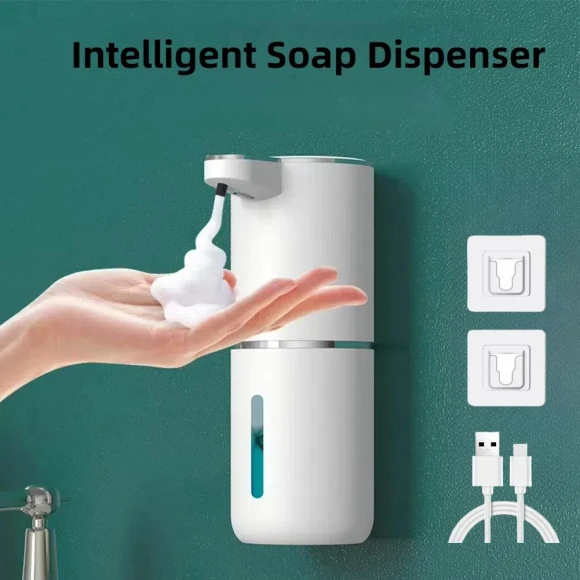 Automatic Touchless Wall-Mounted Foam Soap Dispenser — Automatic Soap Dispenser, DC-HOME Textile