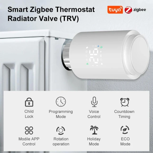 Smart Radiator Thermostat Valve — Smart Thermostat, Home Textile Home Decoration