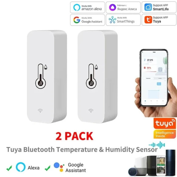 Smart Wireless Temperature and Humidity Sensor, Good Household Items