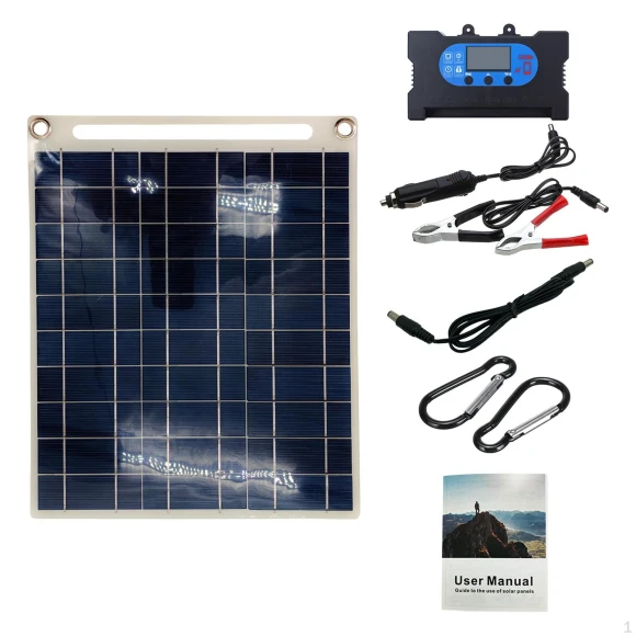 Solar Panel with Charge Controller, Topmartbuy