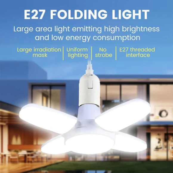 Foldable LED Mini Light Bulb, AI Supermarket