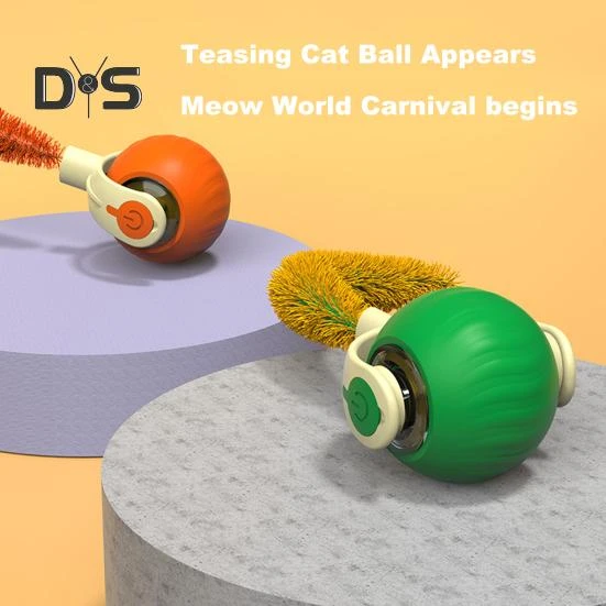 Interactive Cat Toy Ball — Automatic Cat Toy, Kitty Cat House