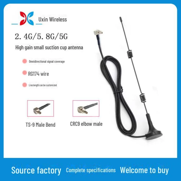 High Gain Omnidirectional Antenna with Small Suction Cup, All About Drones