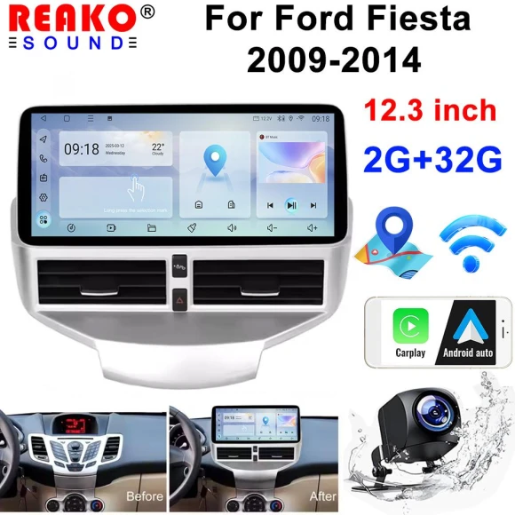 12.3-inch Touchscreen Wireless Carplay, Reakosound