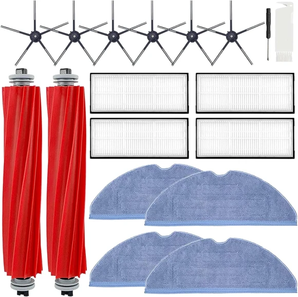 Compatible Replacement Parts Kit for Roborock S7 S7+ S7 MaxV, T7S T7 Plus T7S Plus Robot Vacuum, Five Colorful