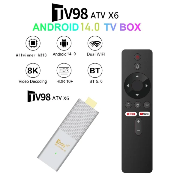 8K WiFi Smart TV Stick — Smart TV, Meiteai-All