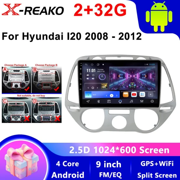 Android 13 Carplay Car Stereo, X-REAKO Global Car Radio