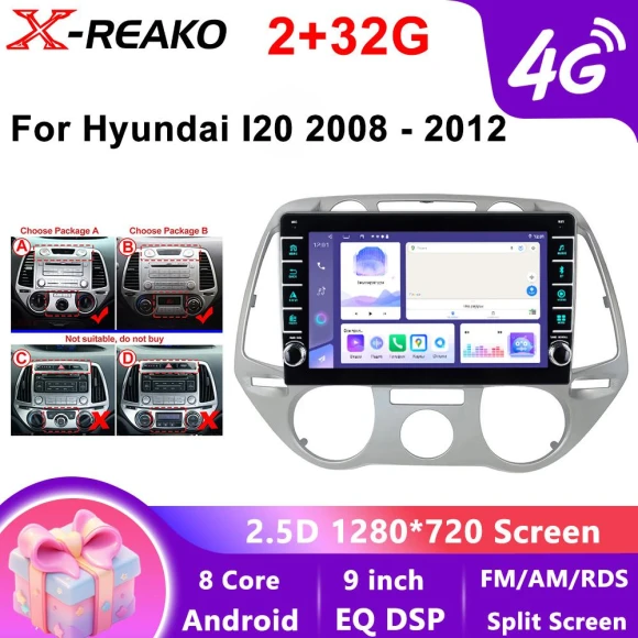 Android 13 Carplay Multimedia Stereo, X-REAKO Global Car Radio