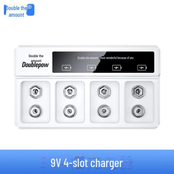 Dual NiMH Battery Charger with Independent LED Display, Smarter than future