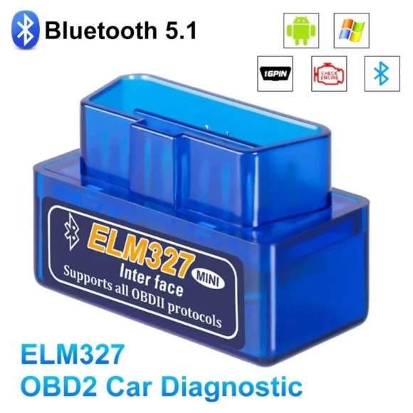 Mini OBD2 Bluetooth Car Diagnostic Tool, ToyousoniC