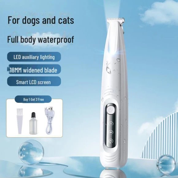Waterproof LED Pet Clipper, Smarter than future