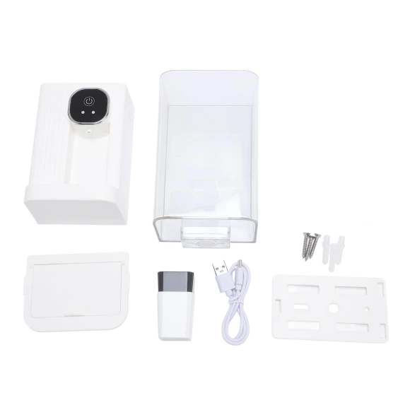 Automatic Mouthwash Dispenser with 2 Magnetic Cups, Tooarts