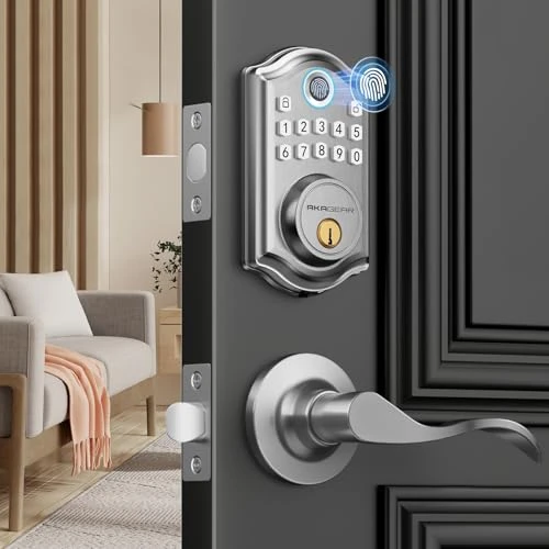 Keyless Entry Door Lock with Handle — Smart Lock, AkaGear