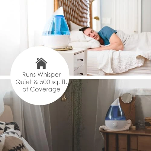 Ultrasonic Cool Mist Teardrop Humidifier, Crane