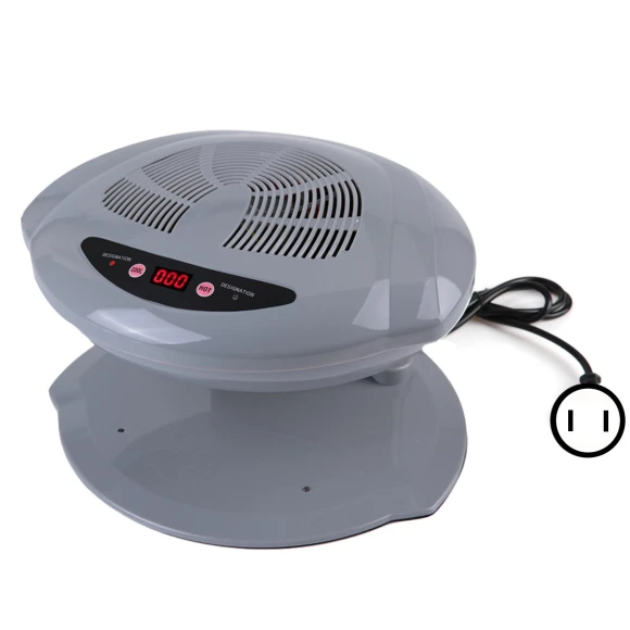 2 in 1 Grey CoolWarm Air Blow Temperature Sensor Nail Polish Dryer Machine, Beautyyy
