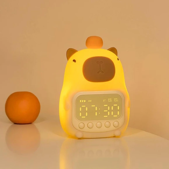 Rechargeable Kids Alarm Clock with Night Light, TOP-MALL-001