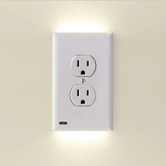 Small Night Light with Touch Panel and Socket, Jiangnan E
