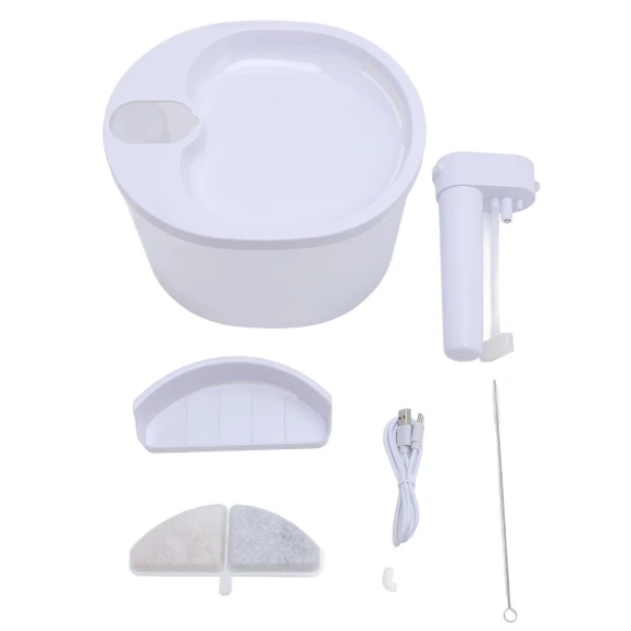 Wireless Cat Fountain with Rechargeable Silent Water Circulation, ZuiyouGongyi1