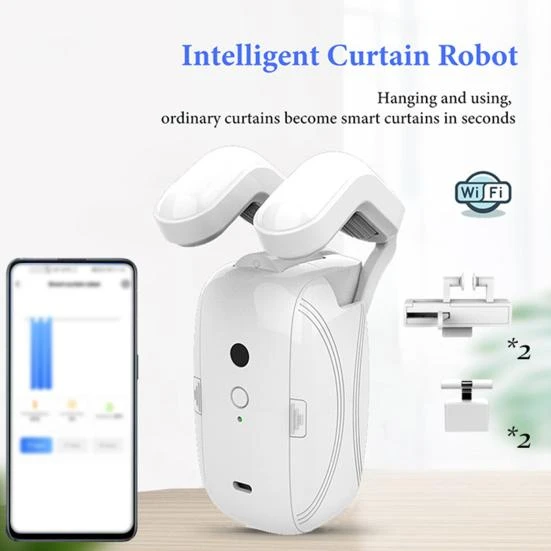 Automatic Curtain Opener Robot, Amusedly